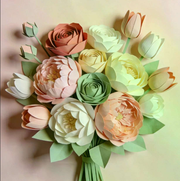 Flores de papel