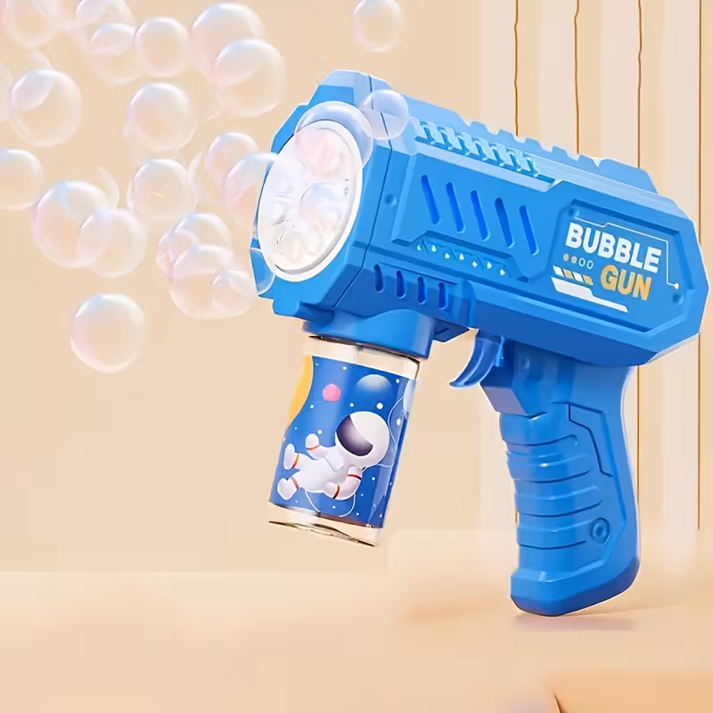 Bubble Gun – Pistola de Burbujas color celeste